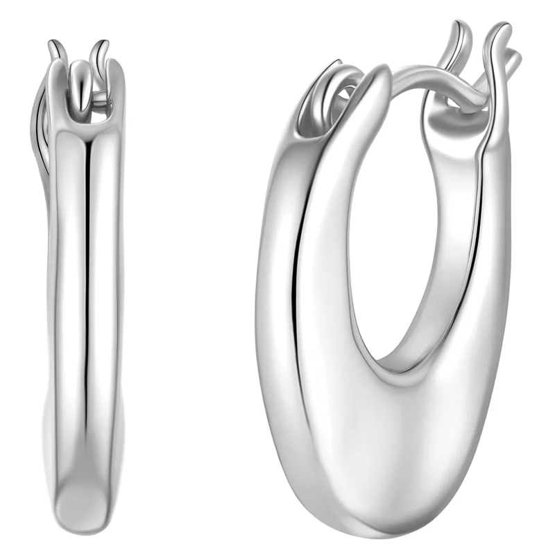 Glanzstücke München Ohrhänger Sterling Silber Creolen gold