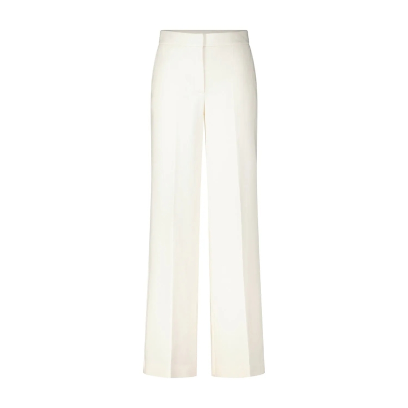 Max Mara Freizeithose Weite Stoffhose Orche Creme