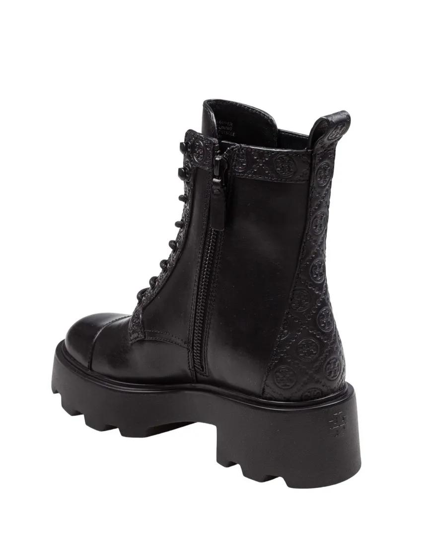 Thumbnail - Tory Burch Stiefeletten - T Monogram Lug Ankle Boot 65Mm - Gr. 40 (EU) - in Schwarz - für Damen