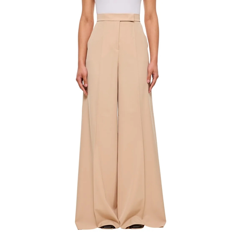 Max Mara  Ninfa Wide Leg Trousers Blue