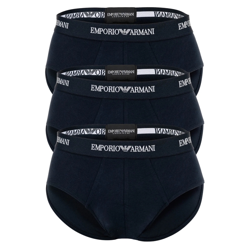 Emporio Armani  Core Logoband 3er Pack blau