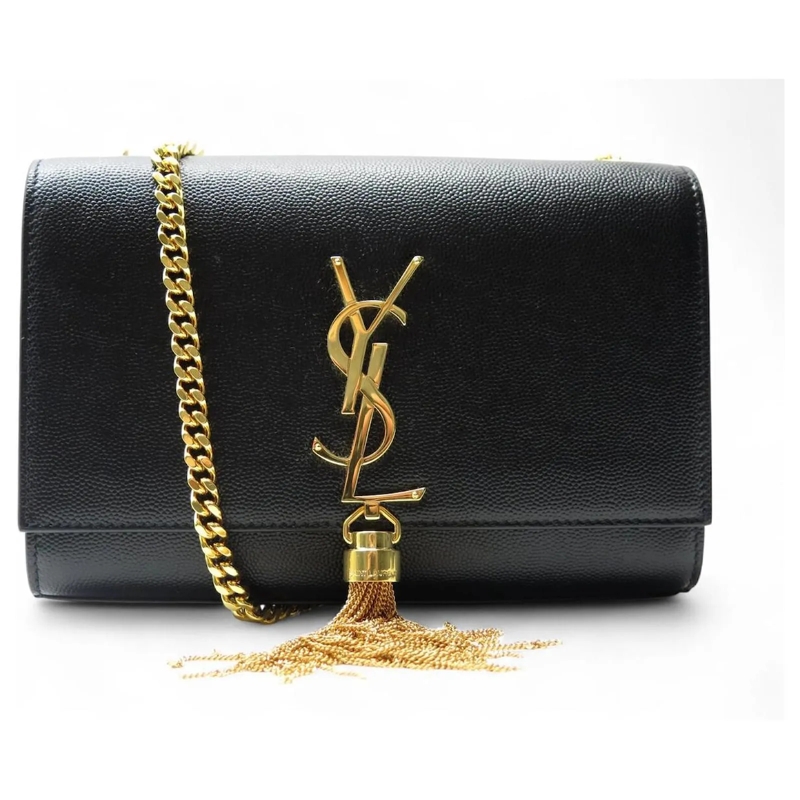 Saint Laurent Crossbody Bag NEUE HANDTASCHE SAINT LAURENT KATE TASSEL KLEINER  schwarz