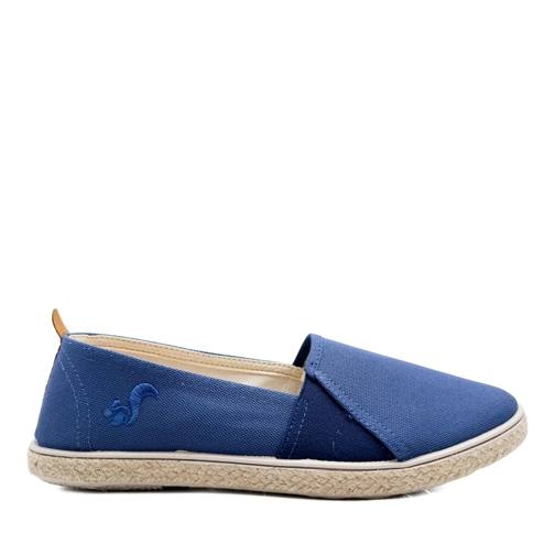 thies Loafer thies ® Organic Cotton Espadrille vegan indigo (W/ mehrfarbig