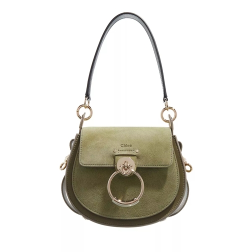 Chloé Shoulder Bag Leather Lichen Green Satchel