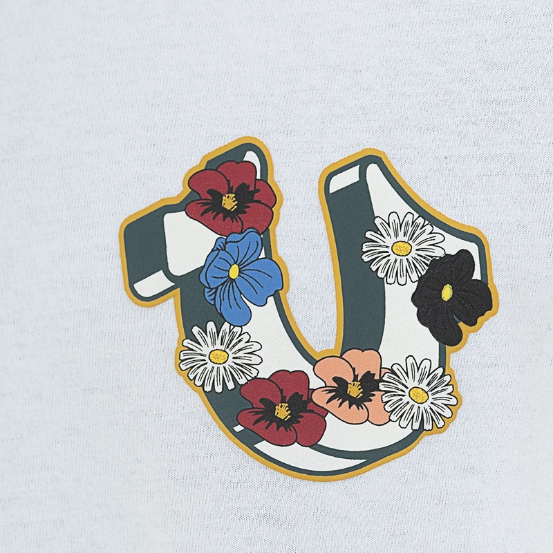 True Religion T-Shirt T-Shirt GARDEN weiss(Image 5)