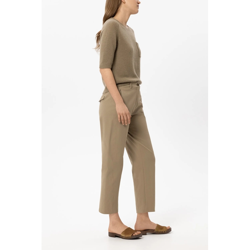 Luisa Cerano Stoffen broek Baumwoll-Barrelleg-Pants salbei(Image 3)