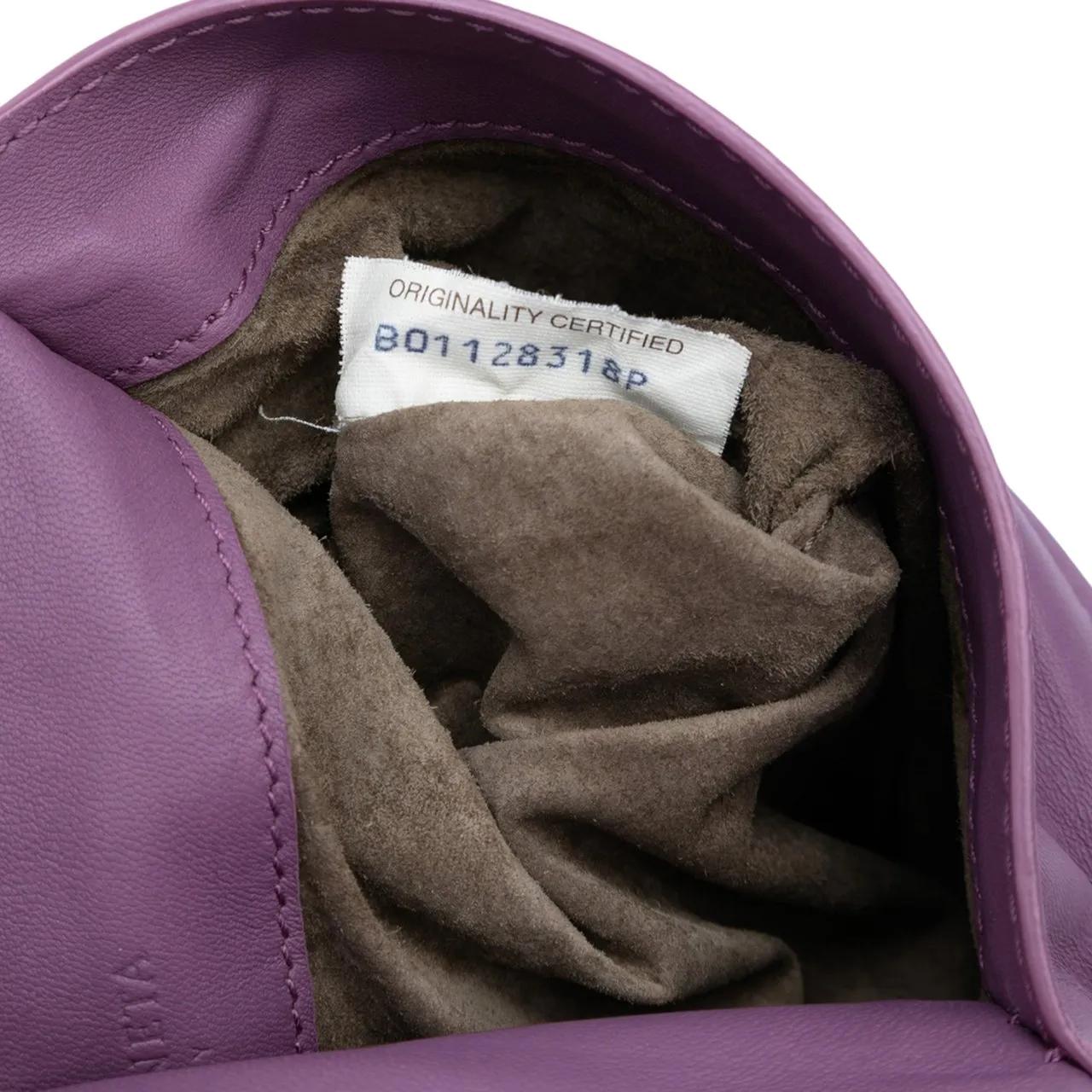 Thumbnail - Bottega Veneta Hobo Bags - Mini Nappa Intrecciato Expandable Chain Flap Cross - Gr. unisize - in Orange - für Damen