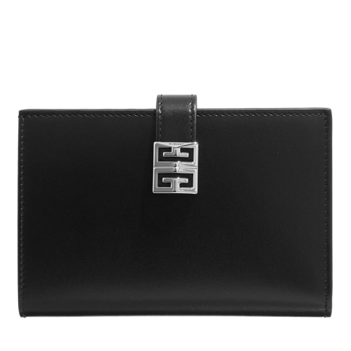Givenchy 4G Box Wallet Leaher Black Tvåveckad plånbok