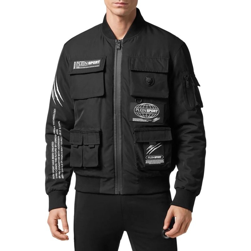 Plein Sport Daunenjacke Bomberjacke schwarz(Image 3)