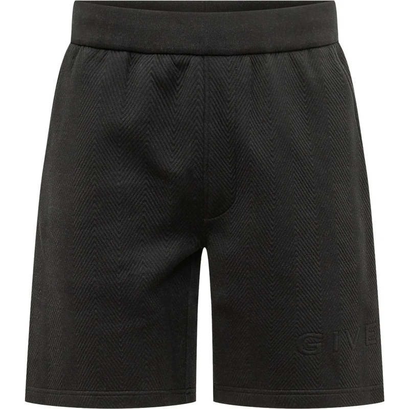 Givenchy Shorts Shorts Quilted con Logo Tono su Tono schwarz