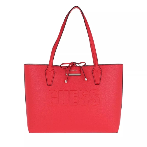 Guess Bobbi Inside Out Tote Red/Pink Shopper