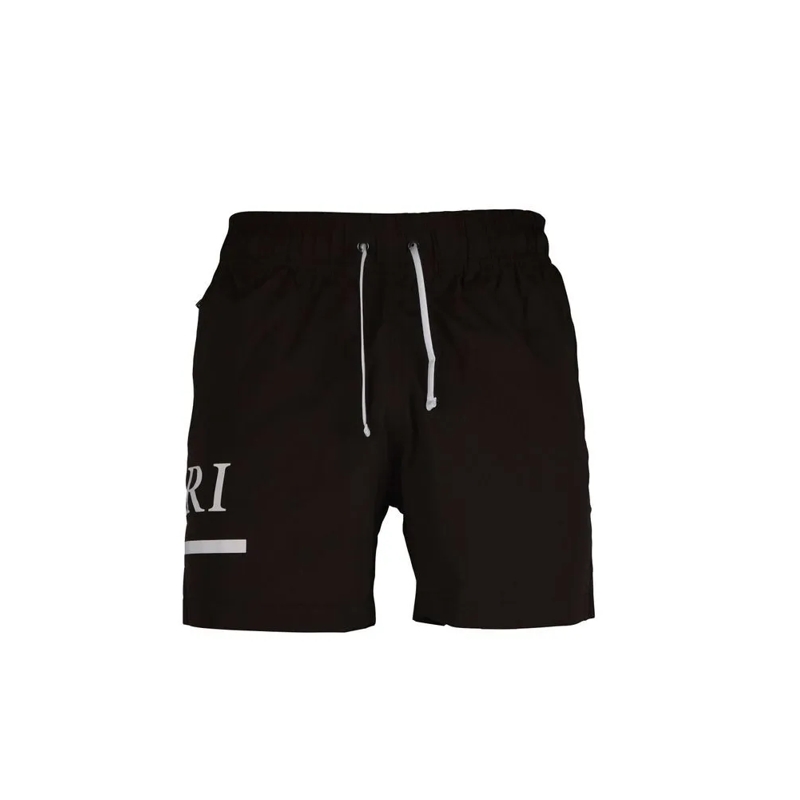 Amiri  Brown Polyester And Elastane Swim Shorts Black