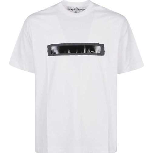 A.P.C. T-shirts Jean Homme T-shirt White weiß