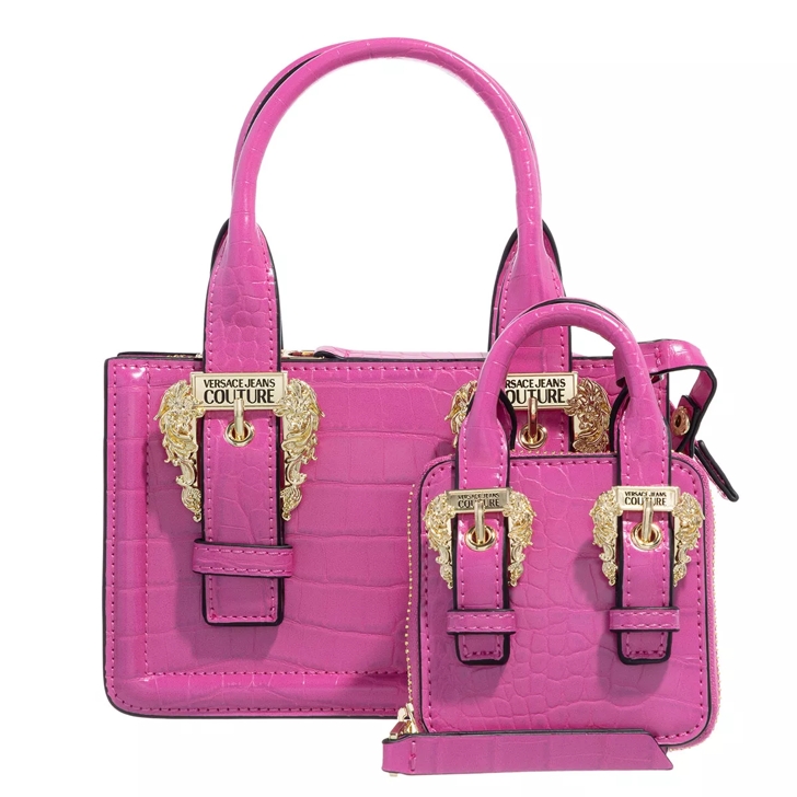 Pink versace discount couture bag