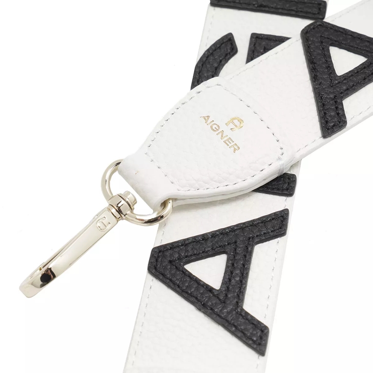 AIGNER Fashion Shoulder Strap 4cm AIGNER White Shoulder Strap