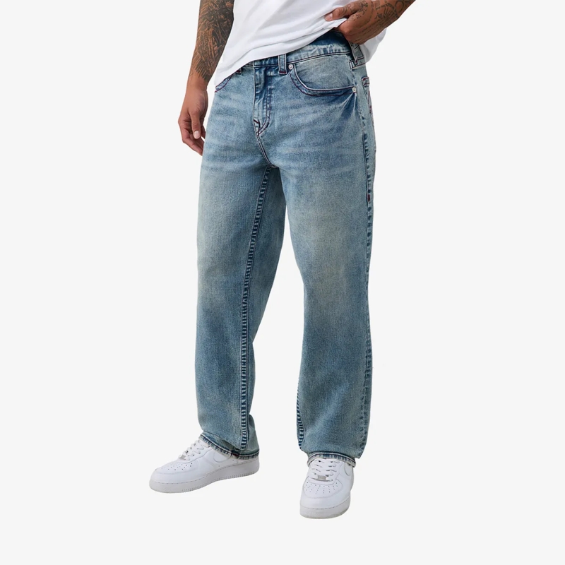 True Religion Jeans - Modell: Bobby- Baggy Jeans- Comfort Fit- Farb blau(Image 3)