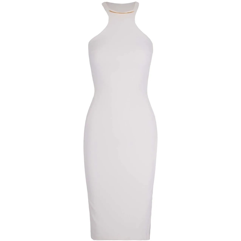 Elisabetta Franchi Midikleid Dresses Ivory weiß