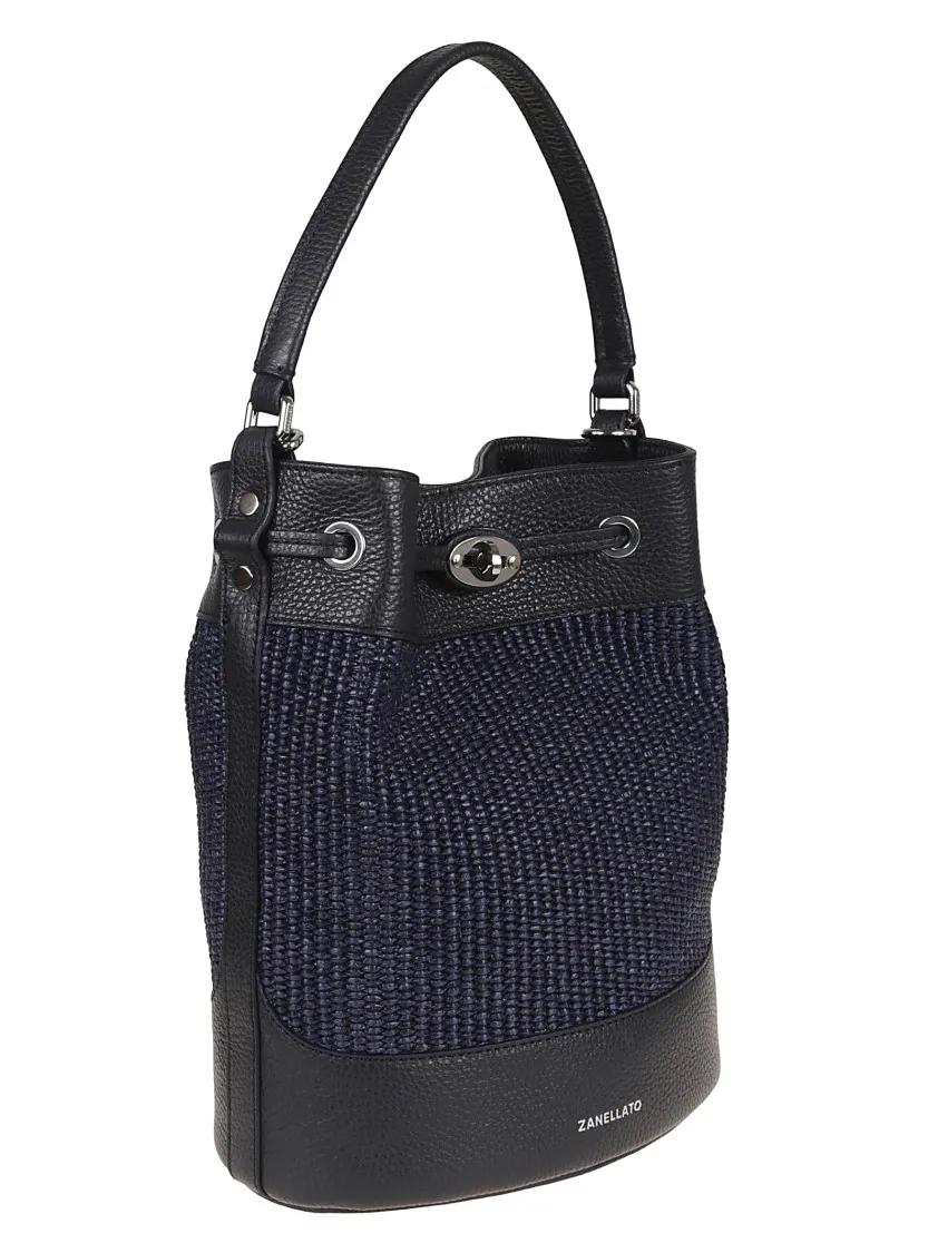 Zanellato Bucket bags Monda` Vimini S Bag in blauw