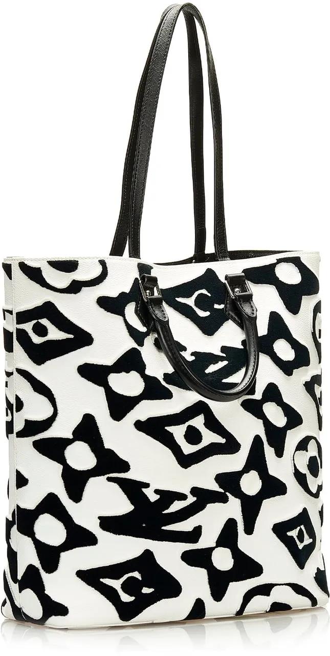 Thumbnail - Louis Vuitton Shopper - 2021 Urs Fischer Monogram Tufted Cabas - Gr. unisize - in Weiß - für Damen