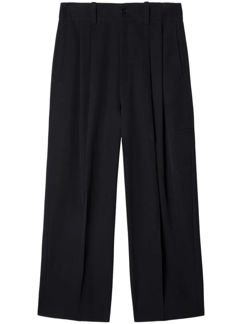Thumbnail - Off-White - Black Wool Tailored Trousers - Größe 50 - schwarz