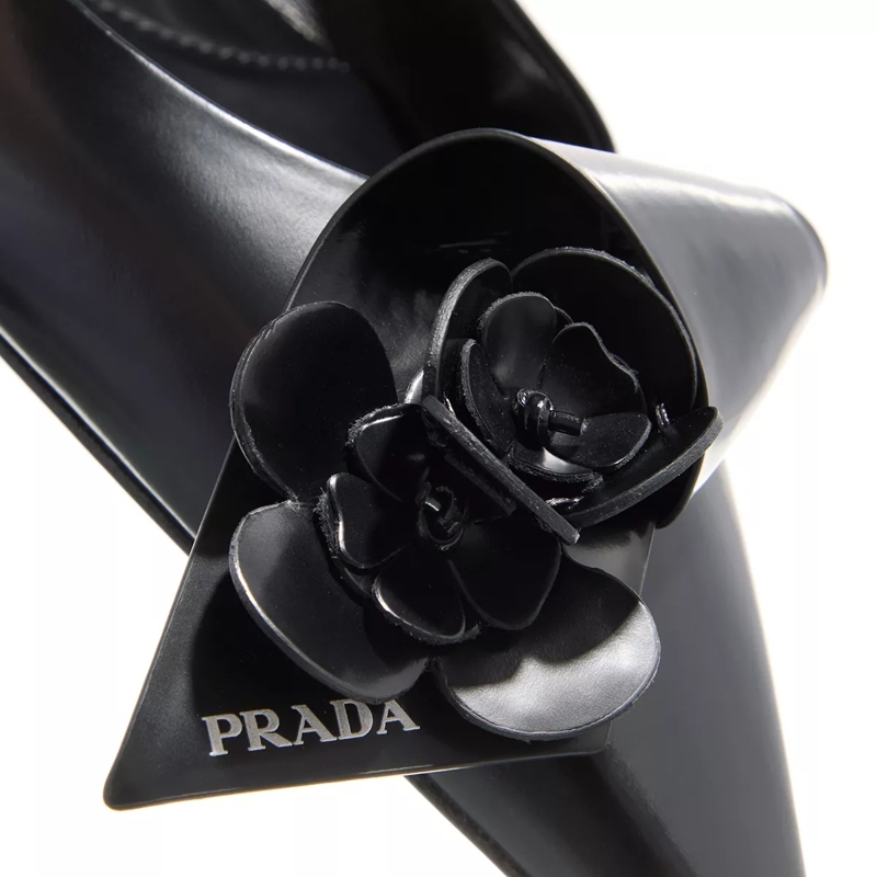 Prada Ballerinas Ballerine Spazzolato F0002 nero
