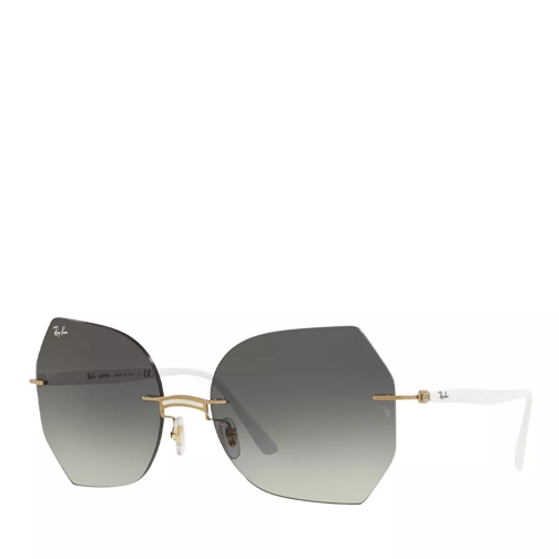 Ray-Ban 0RB8065 WHITE ON GOLD Sunglasses
