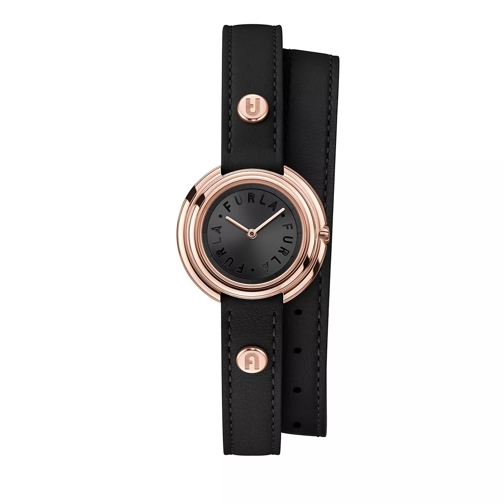 Furla Icon Shape Ladies Rose Gold Quartz Watch