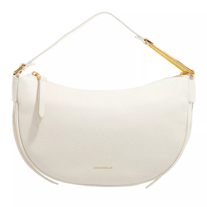 Coccinelle white leather online bag