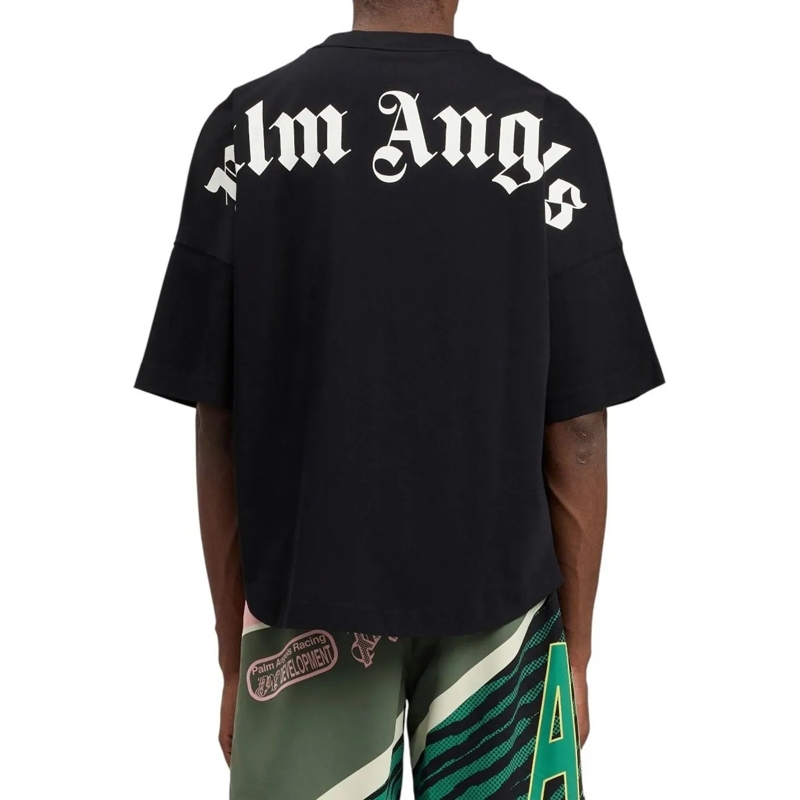 Palm Angels T-shirt Heren T-shirt schwarz