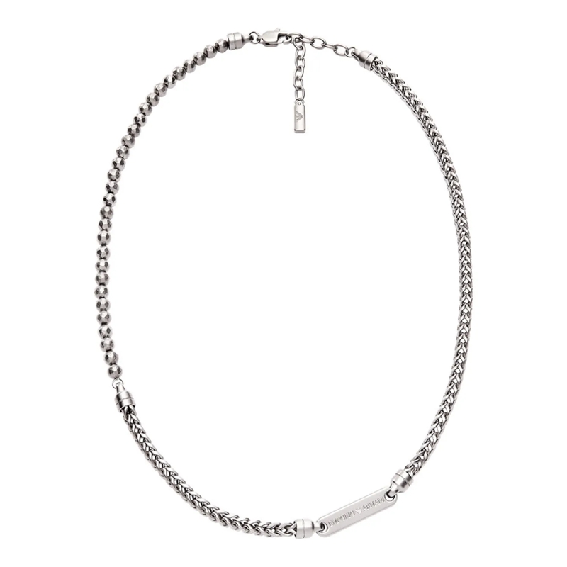 Emporio Armani Medium Halsketting Kette Silber