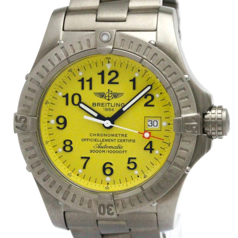 Breitling Automatikuhr Avenger Gelb
