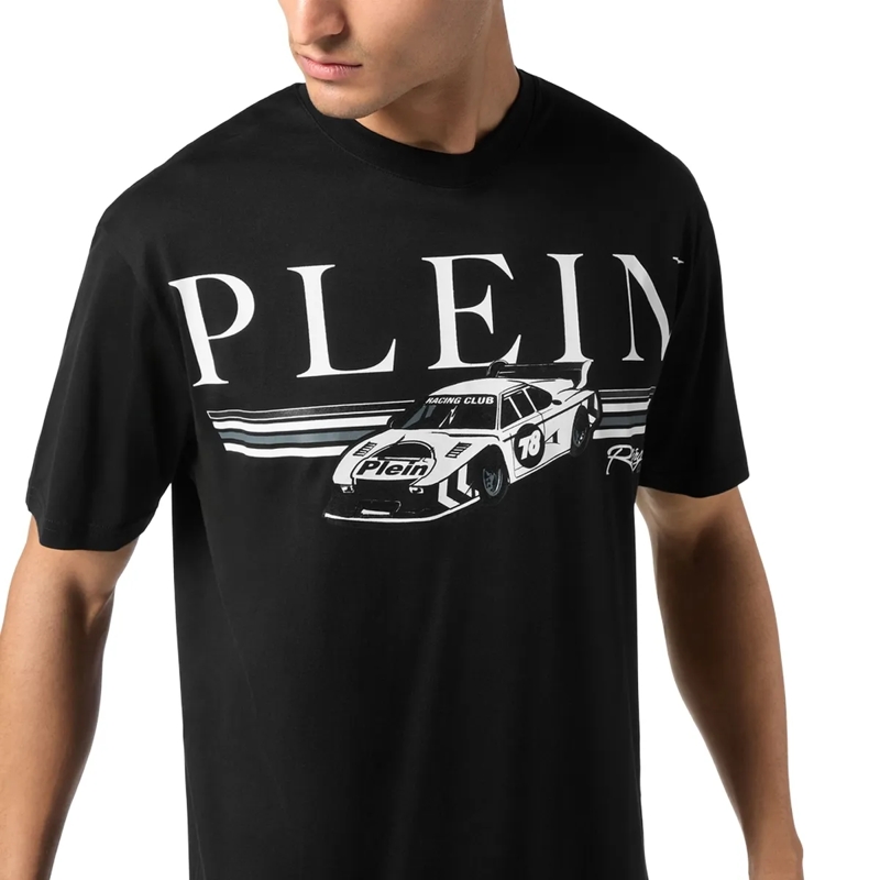 Philipp Plein T-Shirt T-Shirt Racing weiss(Image 5)