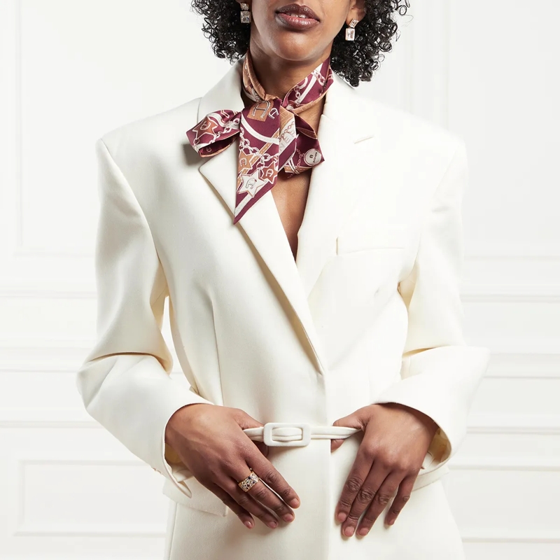 AIGNER Halstuch Seas Dark Cognac(Image 2)