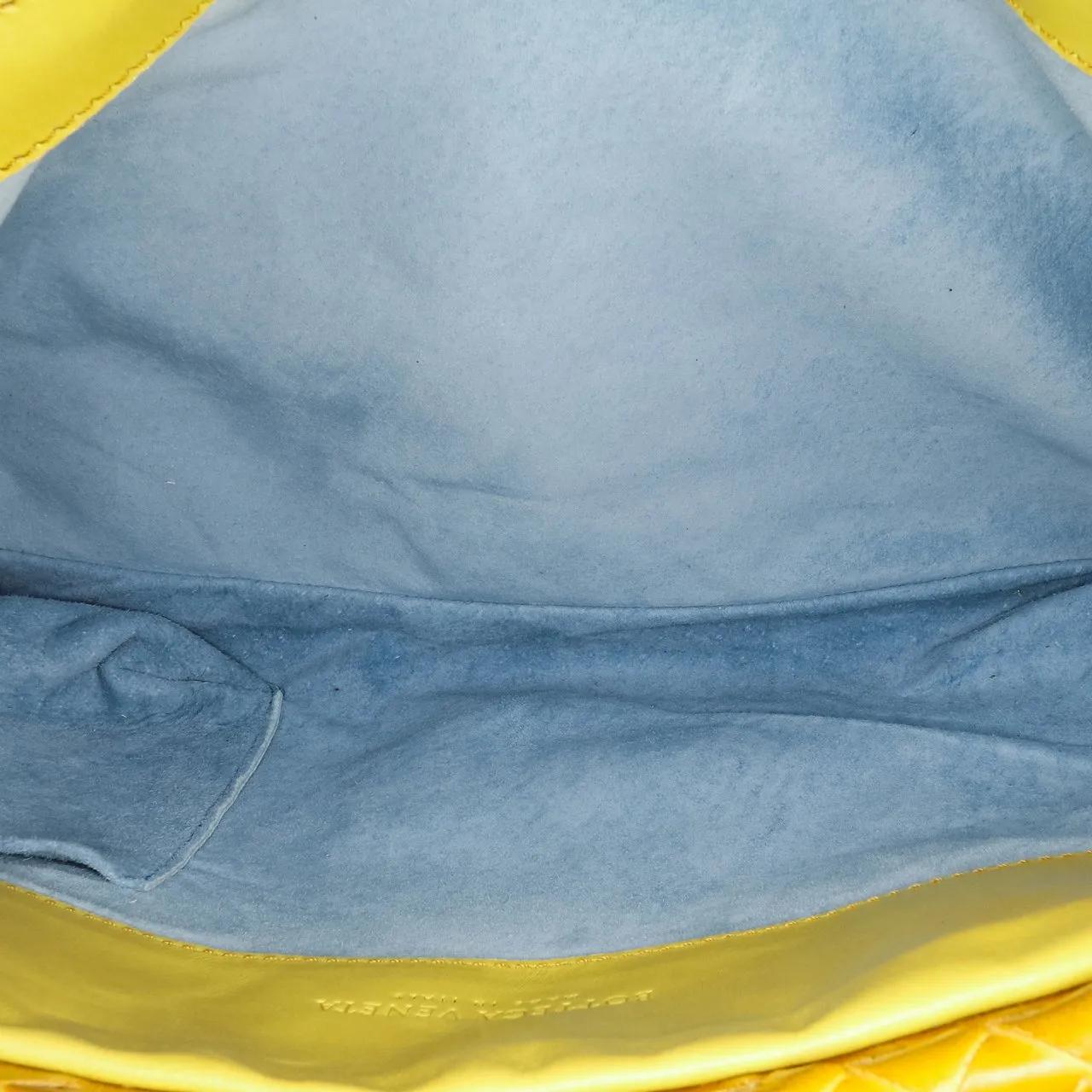 Thumbnail - Bottega Veneta Shopper - Leather Intrecciato Tote - Gr. unisize - in Gelb - für Damen