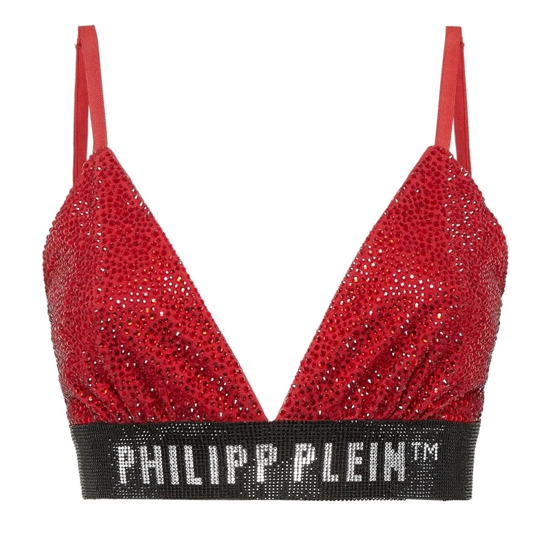 Philipp Plein  Bh Verziert bordeaux