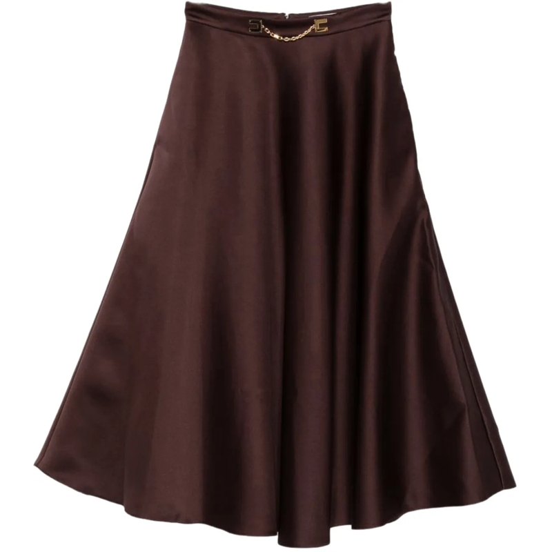 Elisabetta Franchi Midirock Skirts Brown braun