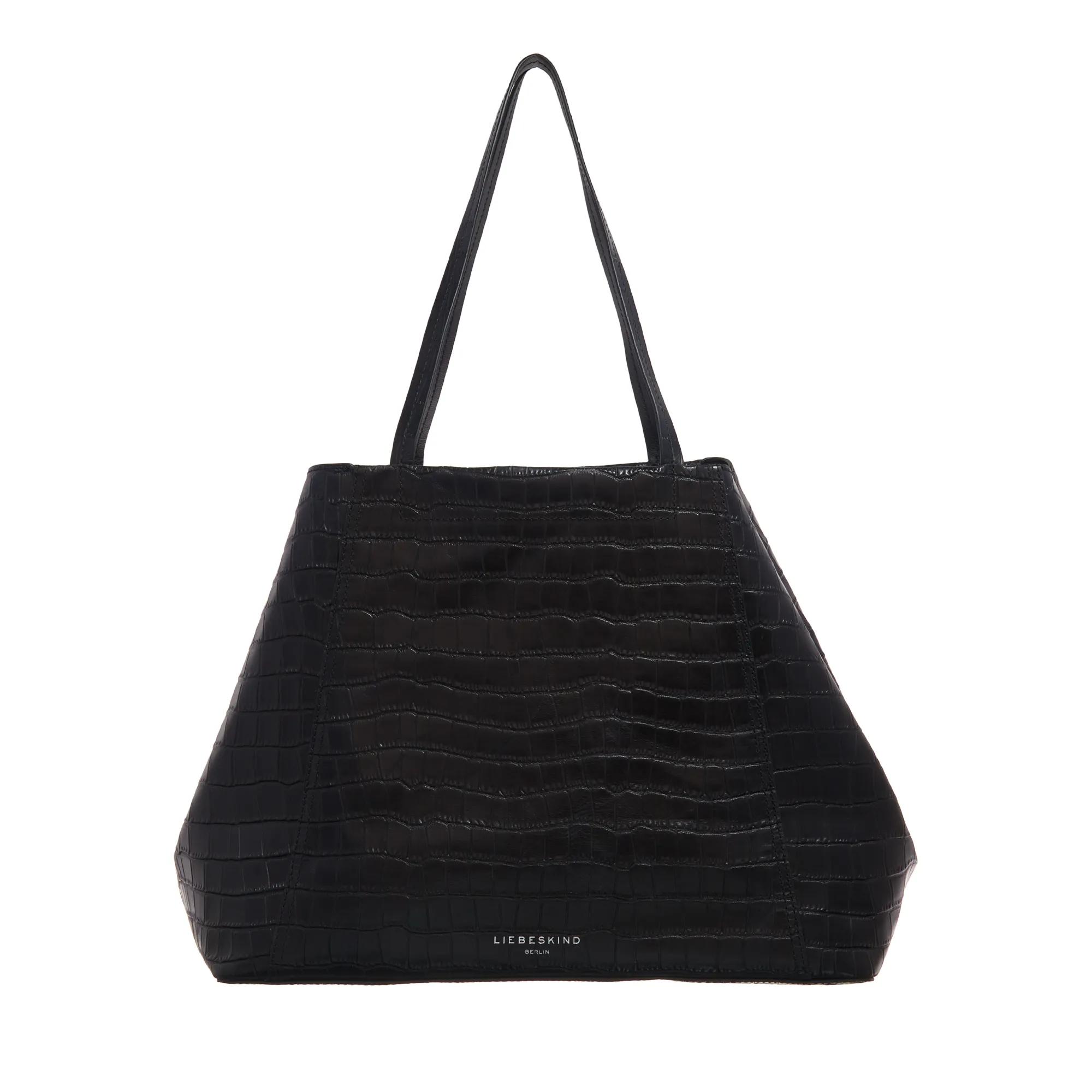 Liebeskind Berlin Shopper - Chudy New Croco - Gr. unisize - in Schwarz - für Damen