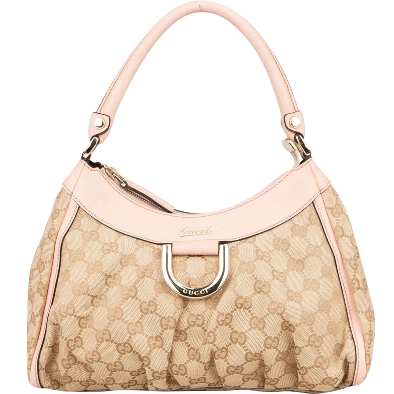 Gucci Fourre-tout Gucci GG Monogram Abbey Handbag braun