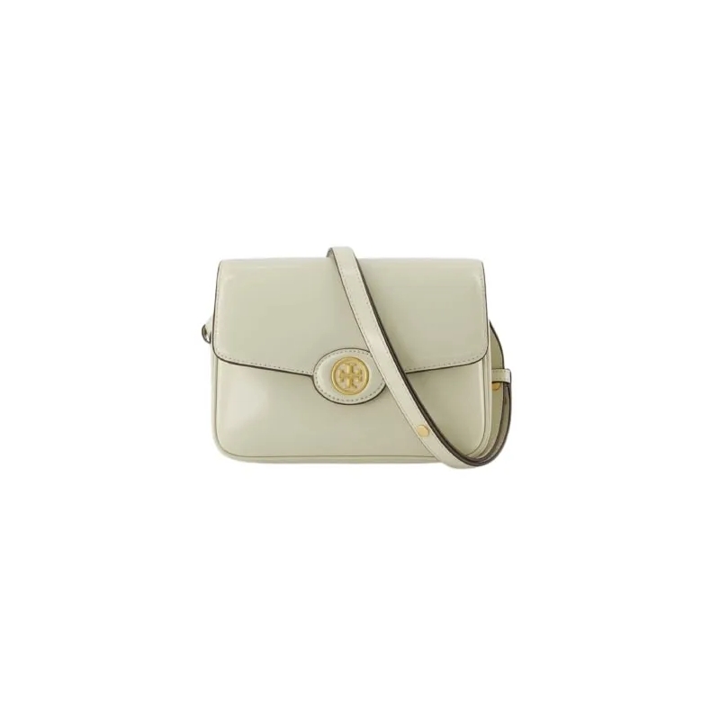 Tory Burch Schultertasche Robinson Spazzolato Convertible Shoulder Bag Shea Butter