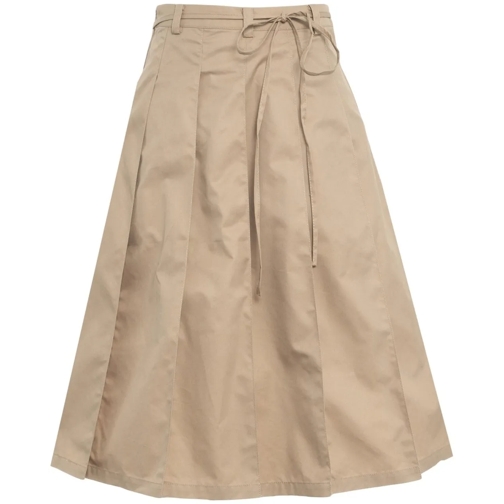 Baum Und Pferdgarten Jupes midi Pleated skirt 'Sunny' beige