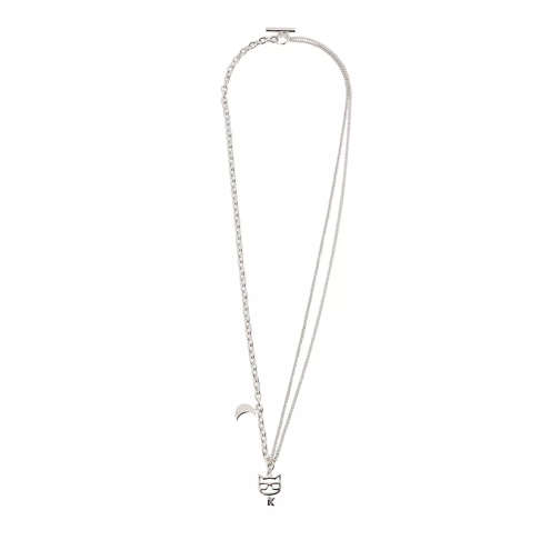 Karl Lagerfeld K/Ikonik Kette A290 Silver Mellanlångt halsband