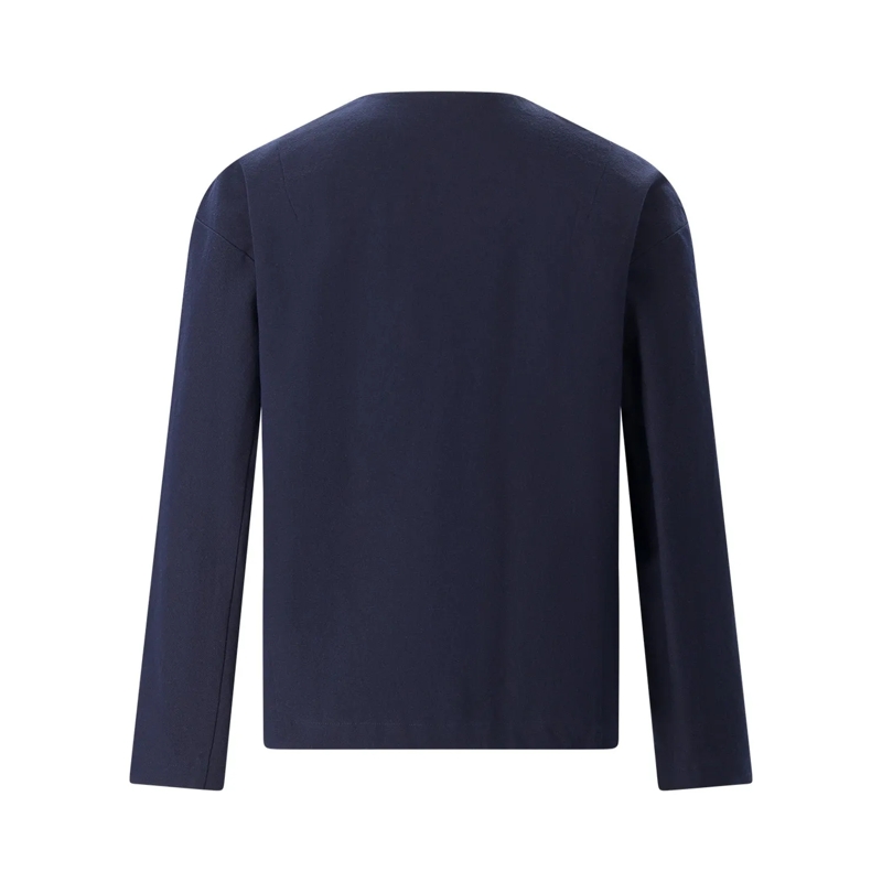 Lis Lareida Strickjacke Jacke aus Baumwollmix blau(Image 3)