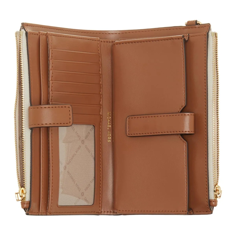 MICHAEL Michael Kors Portefeuille à deux volets Dblzp Wristlet Vanilla(Image 5)