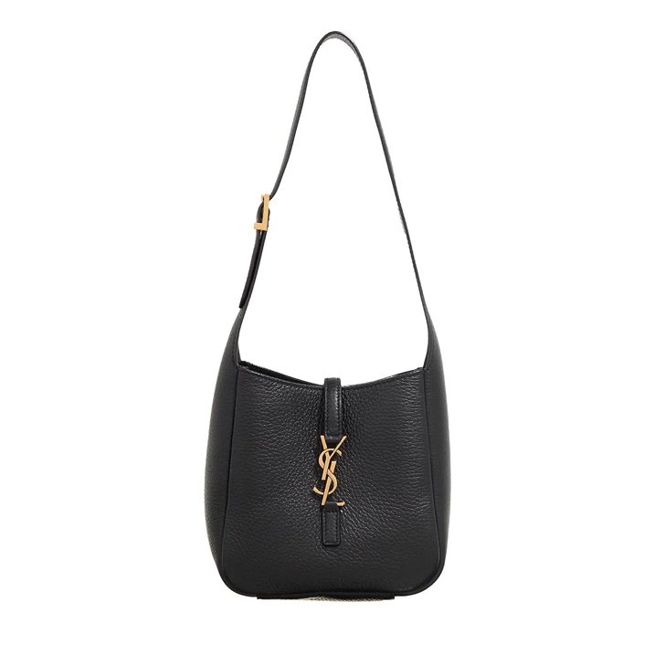 Saint Laurent Le 5 a 7 Baby Supple Shoulder Bag Black Schultertasche