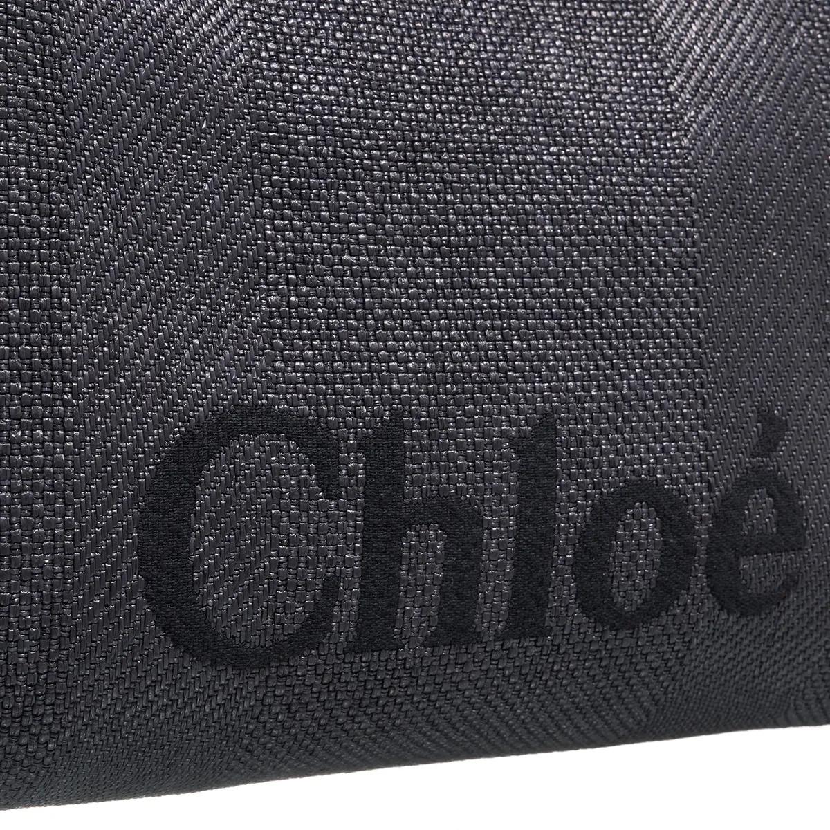 Chloé Shoppers & Totes Carry Tote Medium in grijs