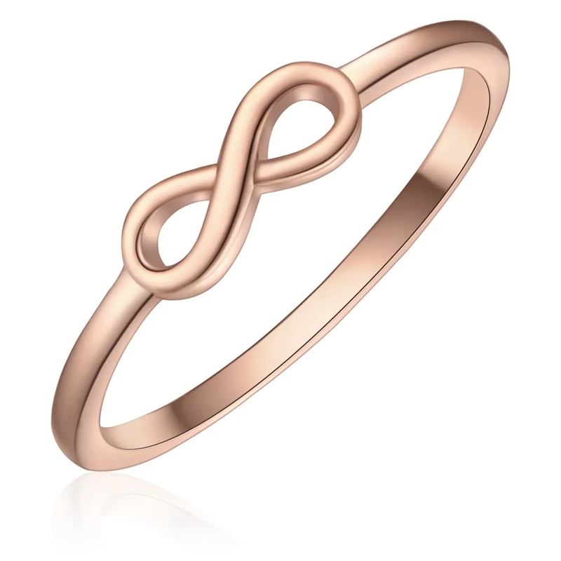 Glanzstücke München Ring Sterling Silber Ring Infinity rosegold(Image 2)