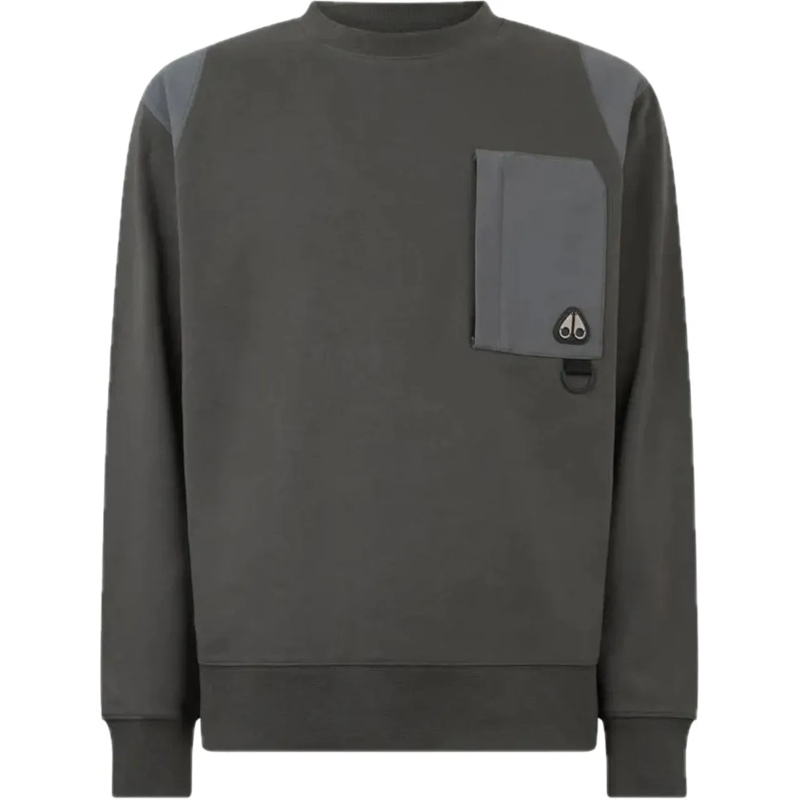 Moose Knuckles  Dalon Crew Cement grau