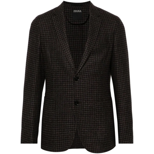 Zegna Blazer Wool Jacket Black