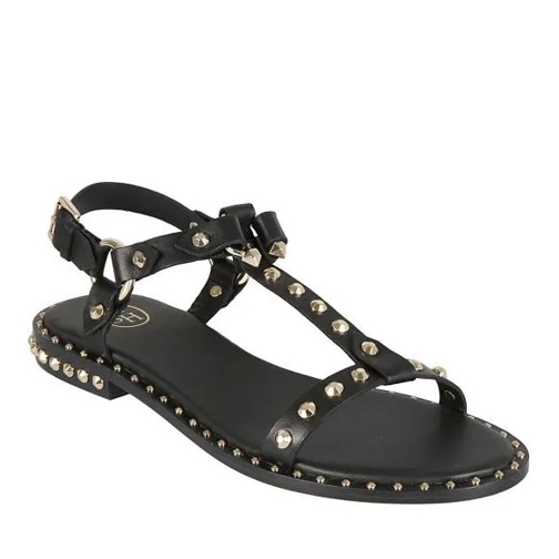 Ash Flat Sandals Black Römersandale