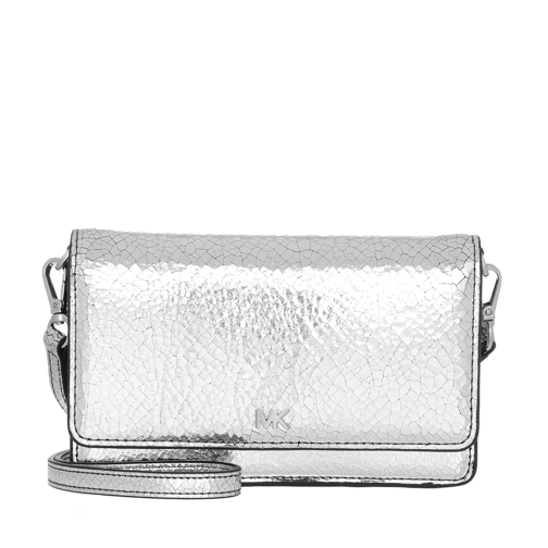 MICHAEL Michael Kors Phone Crossbody Bag Silver Crossbody Bag